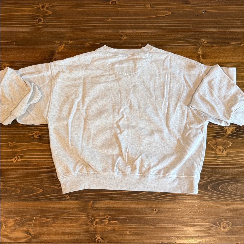 American Eagle Cropped Embroidered Crewneck - Picture 4 of 5
